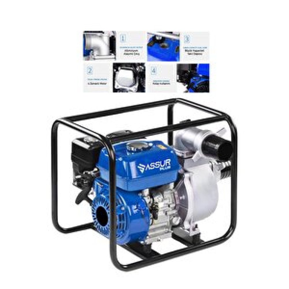 Assur Plus 9,8 Hp Metal Şanzıman Turbo Benzinli Yüksek Performans 3 Parmak Benzinli Su Motoru Su Motoru Fiyatı