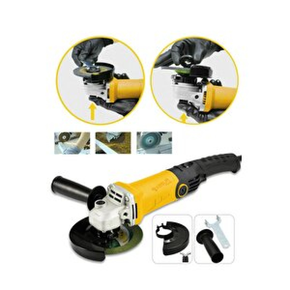 Assur Plus Avuç Içi Taşlama Makinası 6 Kademeli Uzun Kuyruk Devir Ayarlı 125 Mm Taşlama Makinesi Fiyatı