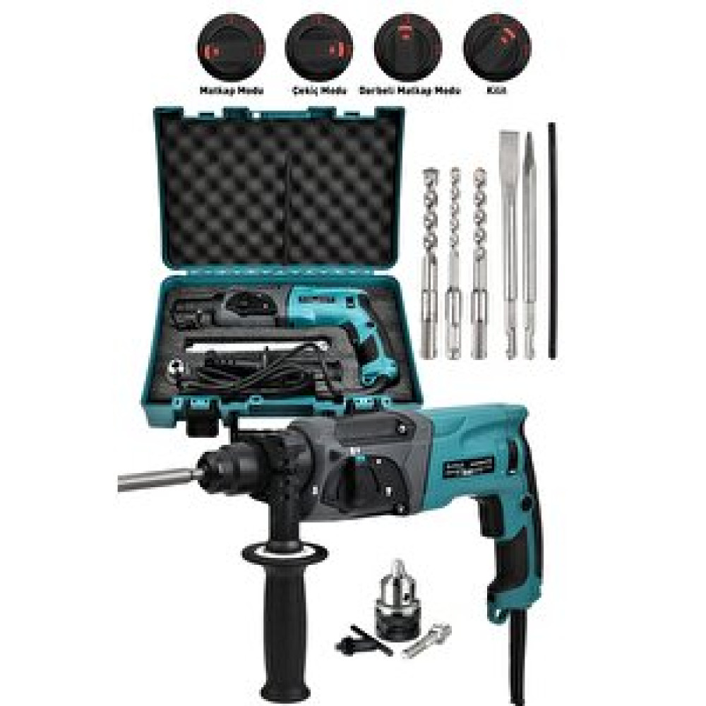 Assur Plus Extra Güçlü Metal Şanzıman Profesyonel Kırıcı Delici Hilti Matkap 850 W Matkaplar Fiyatı