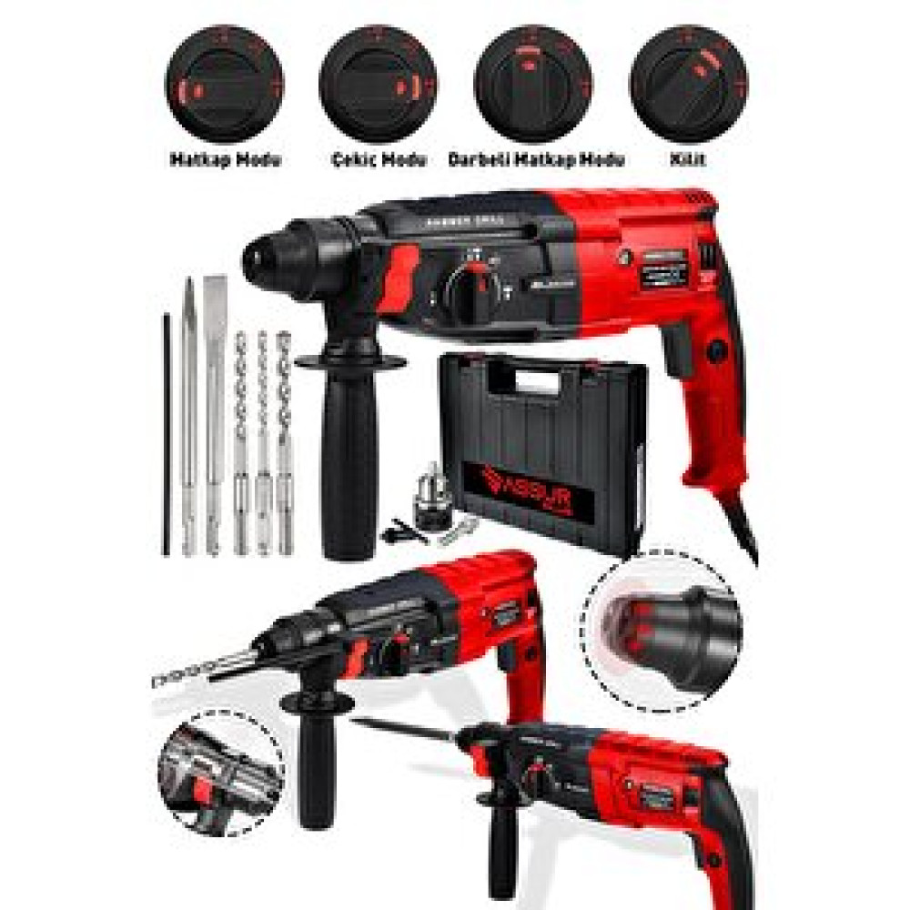 Assur Plus Pro Metal Şanziman Kırıcı Delici Darbeli Matkap 2-28mm Hilti Matkaplar Fiyatı