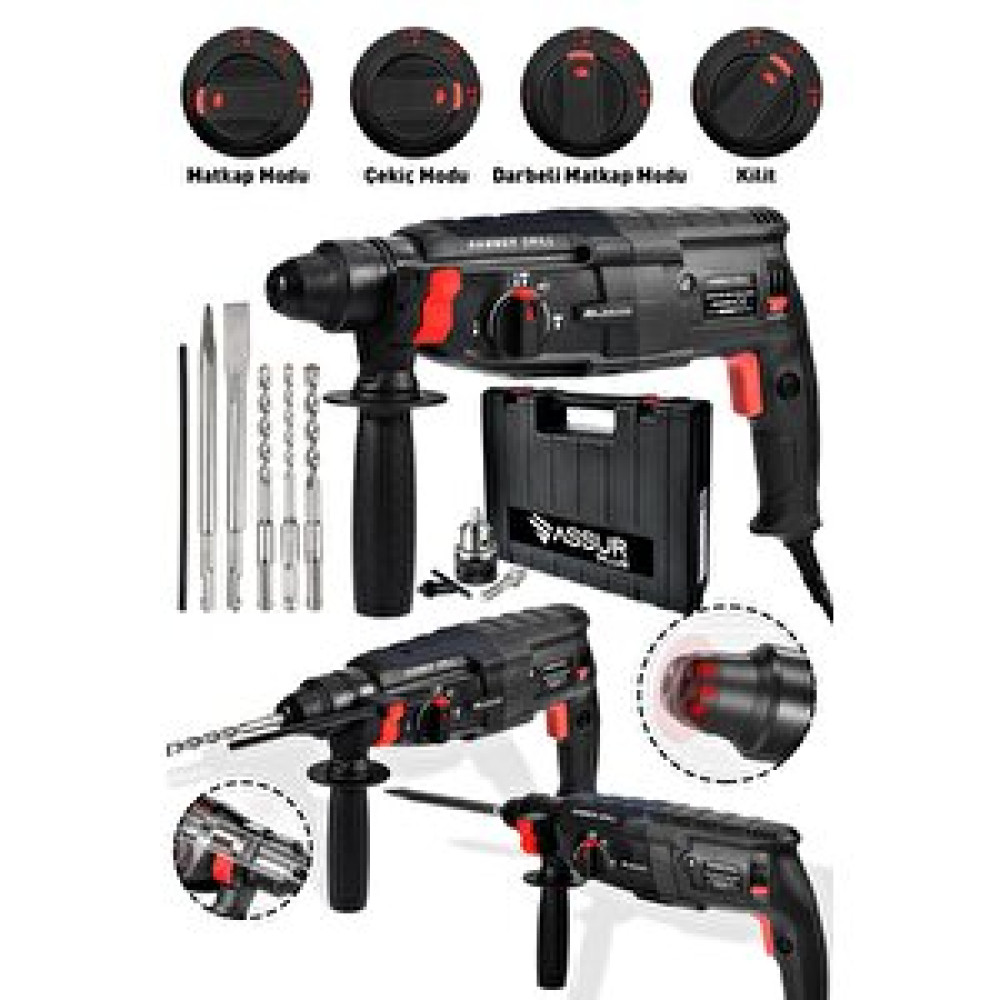 Assur Plus Pro Metal Şanziman Kırıcı Delici Darbeli Matkap 2-28mm Hilti Matkaplar Fiyatı