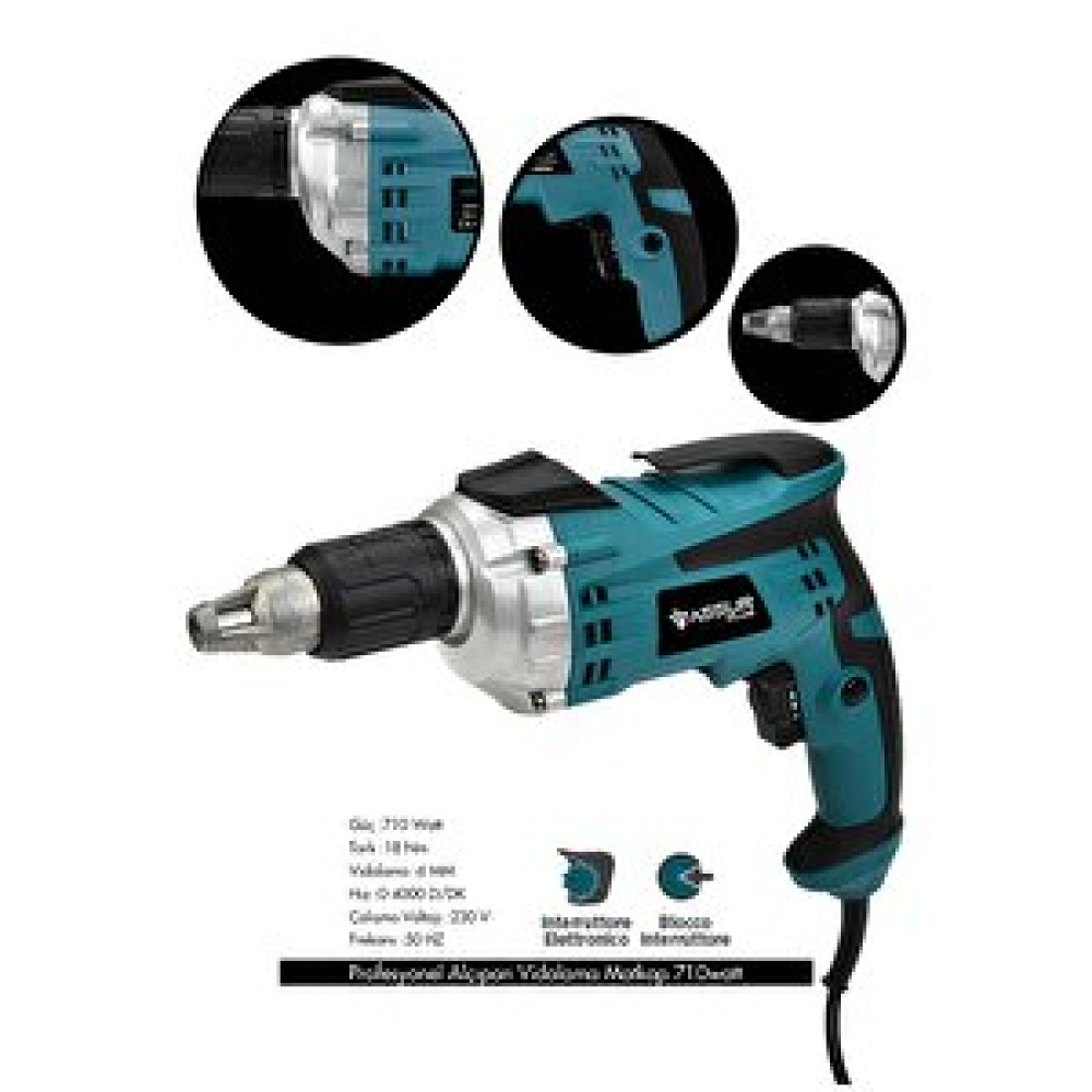 Assur Plus Profesyonel Alçıpan Vidalama Mavi 520watt Matkaplar Fiyatı
