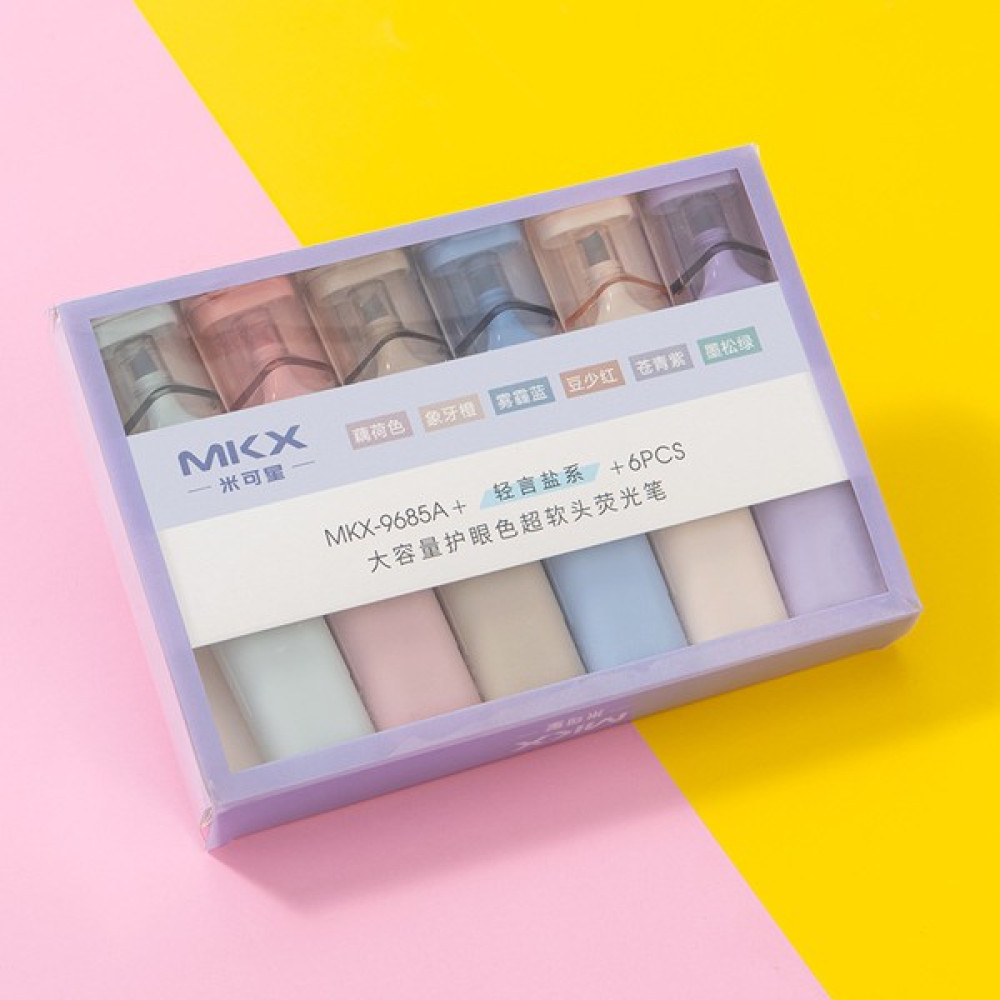 Astamon Premium 6 Renkli Işaretleme Marker Kalem Seti - Büyük Kapasiteli Morandi 1 Colour Fosforlu Kalem Fiyatı