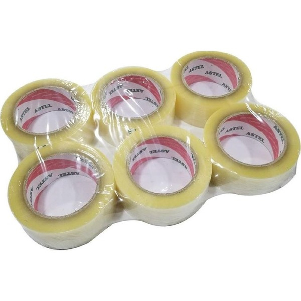 Astel Şeffaf Koli Bant 45 mm x 100 mt 6'lı Bant Fiyatı