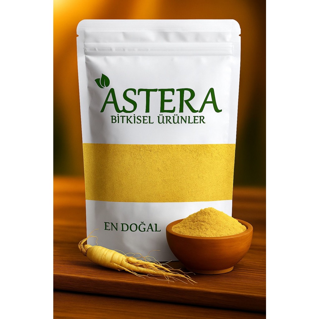 Astera 50 gr Saf Kırmızı Kore Ginseng Tozu Taze Öğütülmüş Diğer Fiyatı