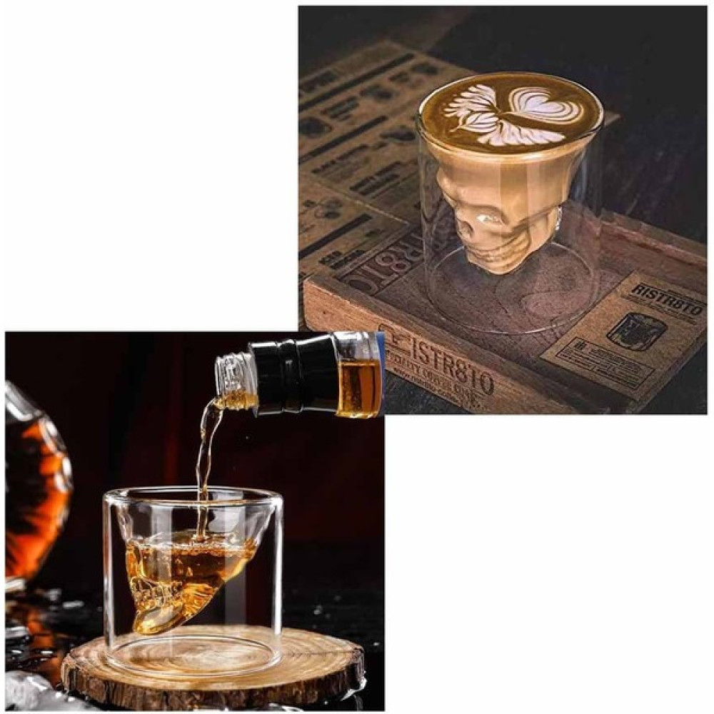 Astera Çift Cidarlı Kuru Kafa Bardak 150 ml Isıya Dayanıklı Borosilikat Cam Bardak Kahve Sunum Bardağı - Şeffaf Fincan / Bardak / Kahve Takımı Fiyatı