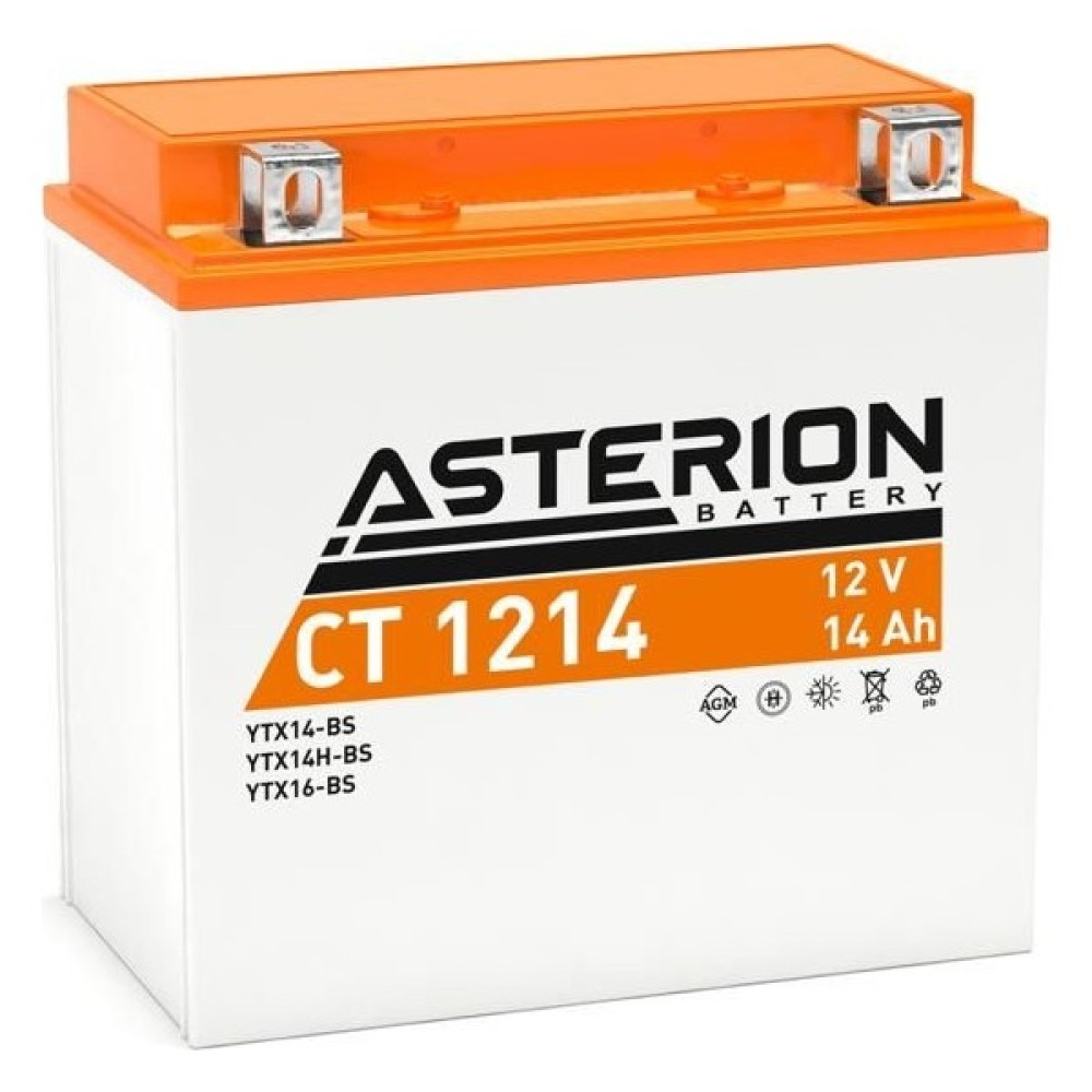 Asterion Agm Akü YTX14-BS Motosiklet Aküsü Akü Fiyatı
