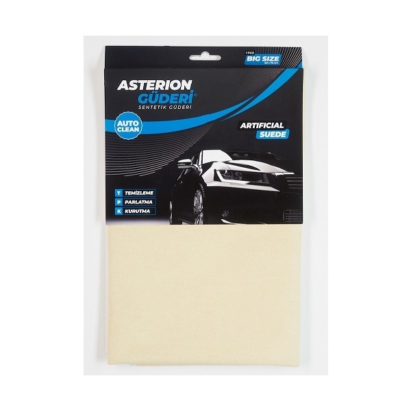 Asterion Sentetik Güderi Oto Bezi Xl 50 x 70 cm - Bej Oto Bakım Bezleri Fiyatı