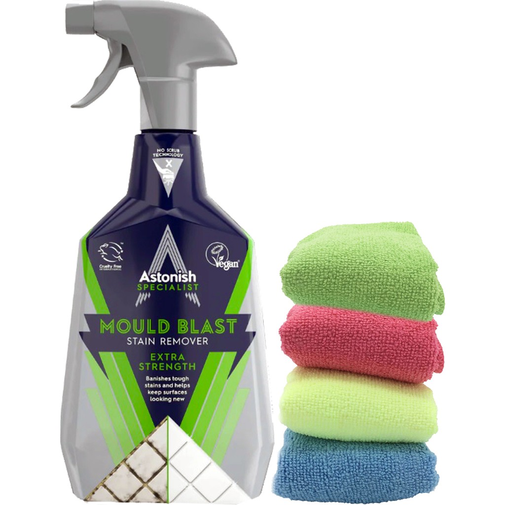 Astonish Extra Strenght Küf Temizleyici 750 ml ve Mikrofiber Bez Deterjan ve Temizlik Ürünleri Fiyatı