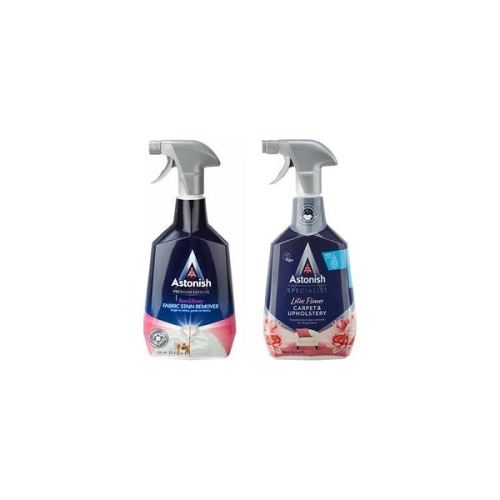 Astonish Leke Çıkarıcı Sprey + Astonish Koltuk ve Halı Temizleyici Sprey 750 ml Parlatıcı ve Temizleyiciler Fiyatı