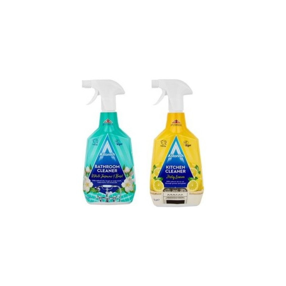Astonish Mutfak Temizleyici + Astonish Banyo Temizleyici Sprey 750 ml Temizlik Malzemeleri Fiyatı