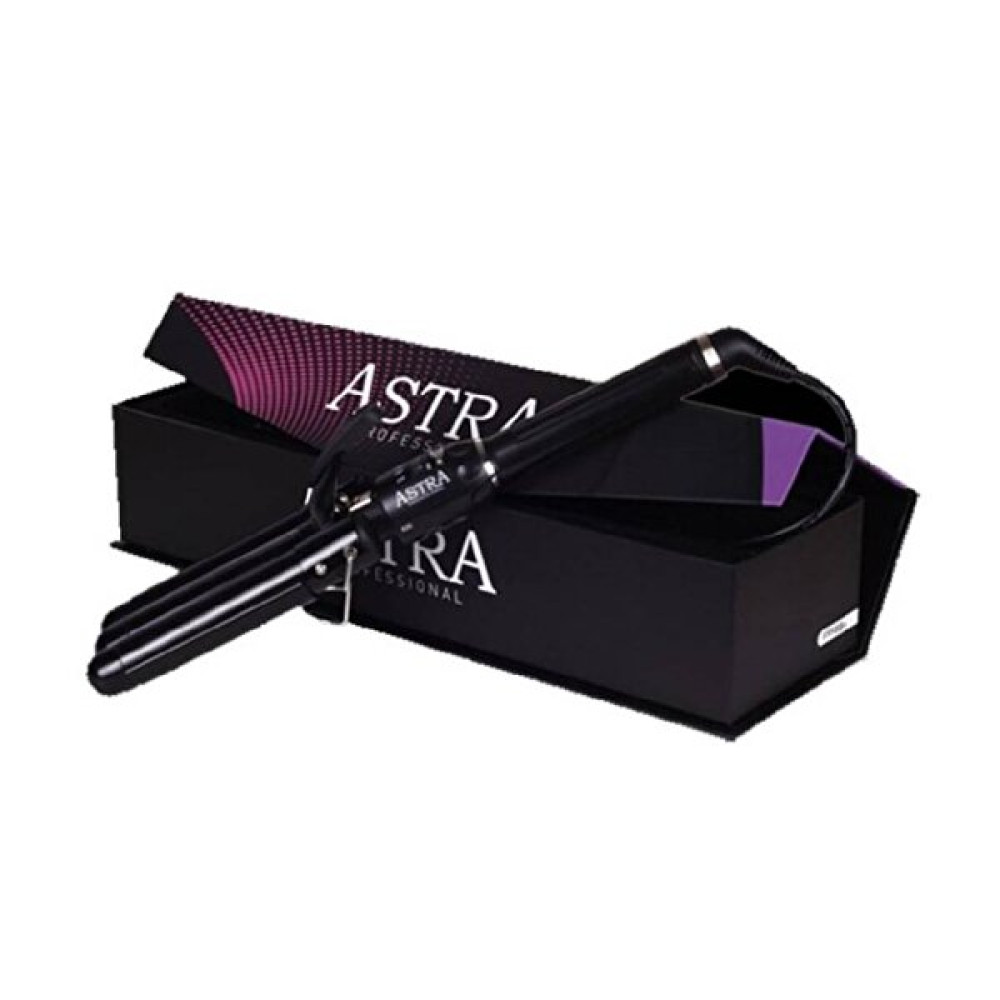 Astra F998B+ 19 MM Siyah Profesyonel Su Dalgası Wag Maşa Saç Şekillendiriciler Fiyatı