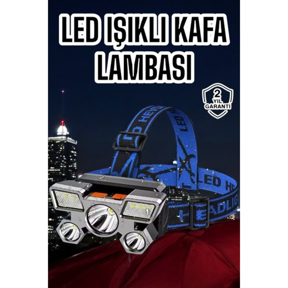 Astraltech Ultra Güçlü LED Işık Şarjlı Kafa Lambası Balıkçı Lambası Kafa Feneri Oto Boyaları Fiyatı