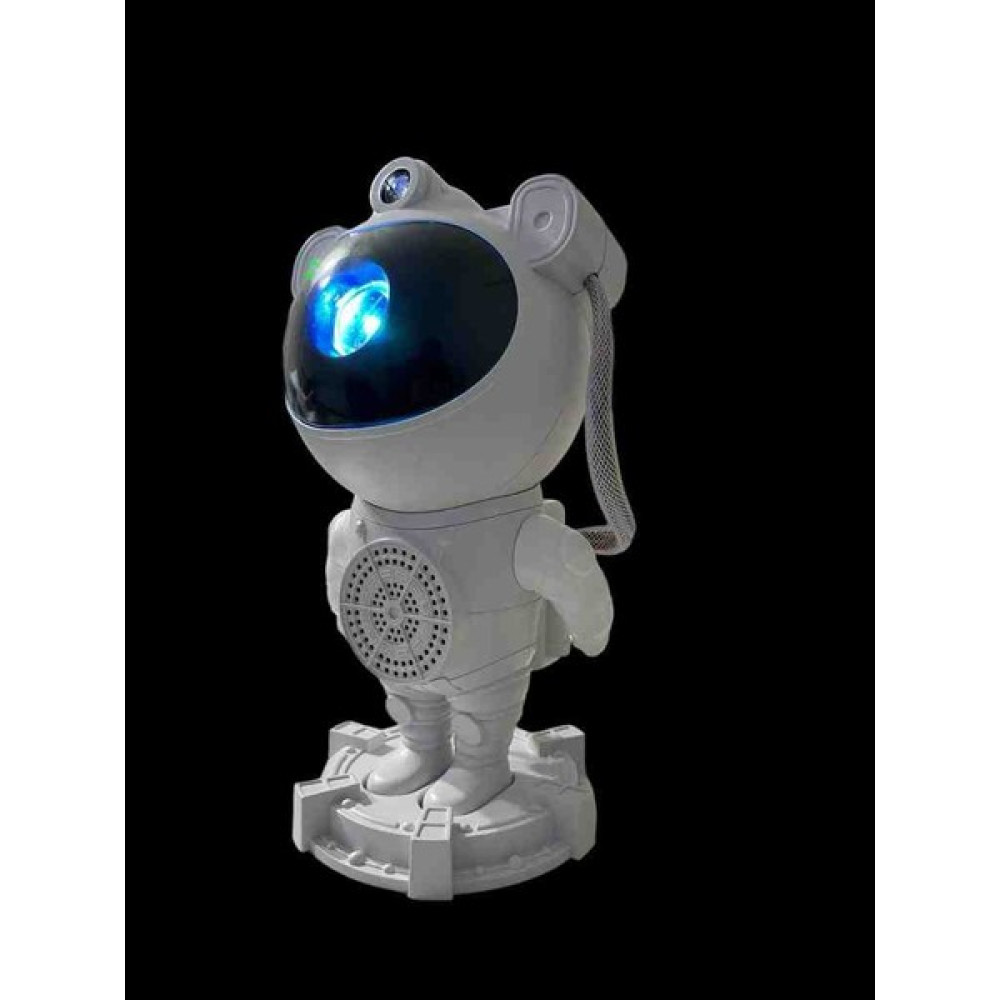 Astronot Robot Bluetooth Hoparlör Gezegen Animasyonu - Beyaz Bluetooth Hoparlör Fiyatı