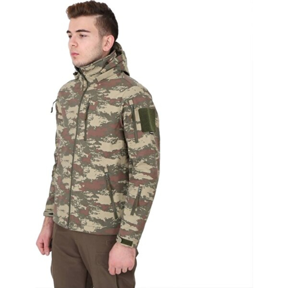 Astüm Askeri Malzeme Askeri Tactical Softshell Polar Mont Tsk Kamuflaj Erkek Mont Fiyatı
