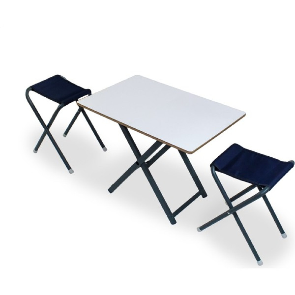 Asudehome Katlanabilir Kamp Piknik Tabure Masa Seti + 2 tabureli Kamp & Piknik Masası Fiyatı