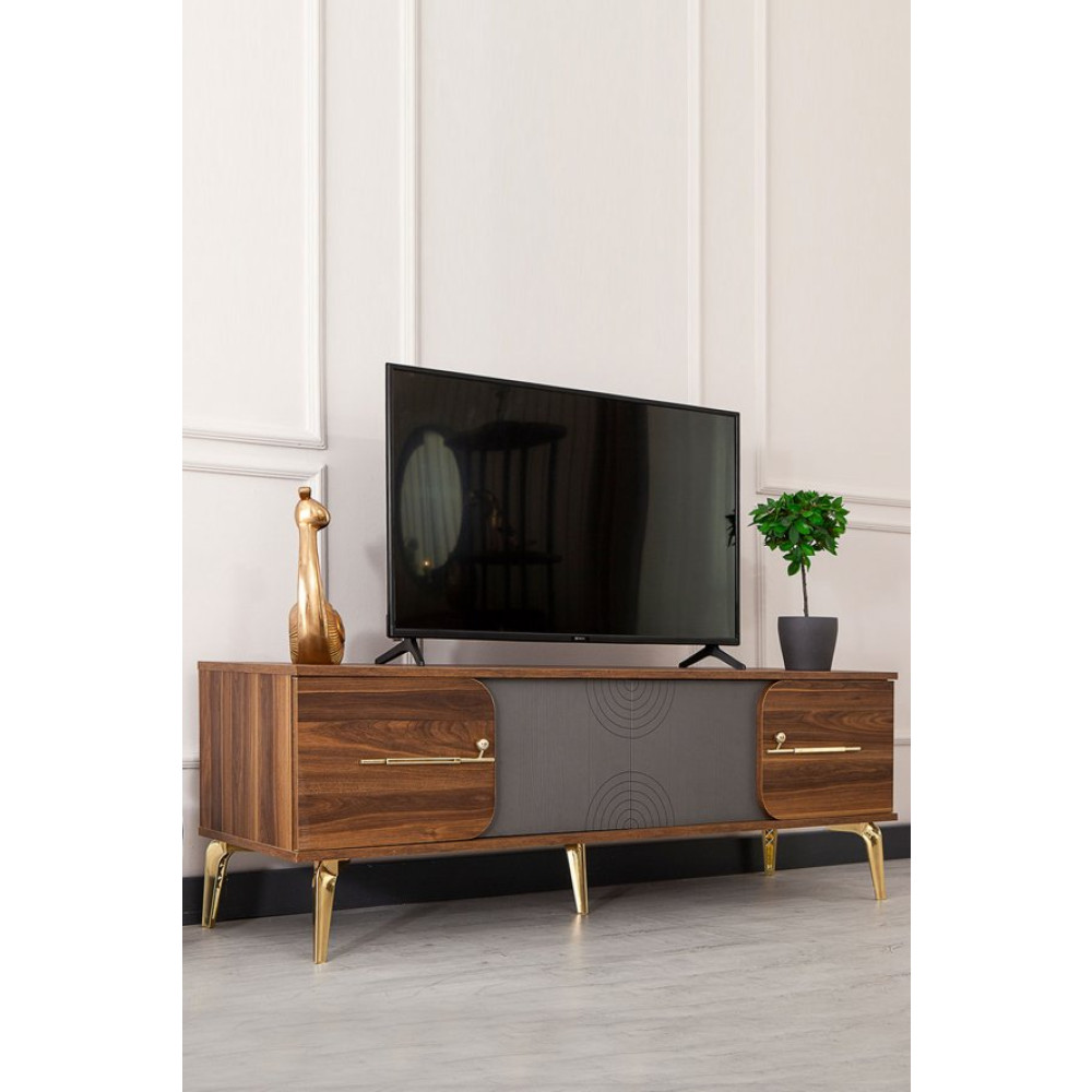 Asur 160X43 4 Kapakli Tv Sehpasi - Antrasit Tv Ünitesi / Sehpası Fiyatı