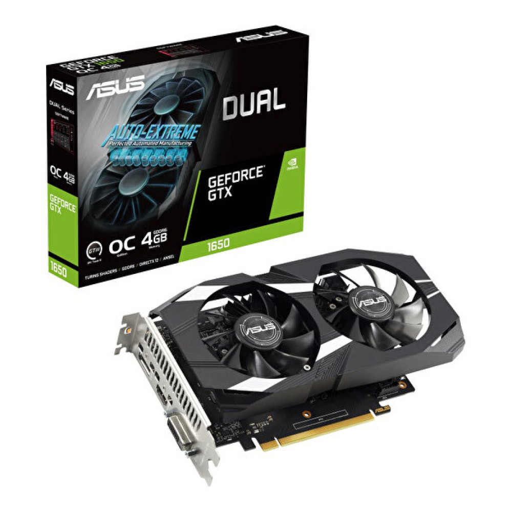 Asus Dual GeForce Dual-GTX1650-O4GD6-P-V2 GTX 1650 OC V2 4 GB 128 Bit Gddr6 Dx12 Gaming Ekran Kartı Ekran Kartları Fiyatı