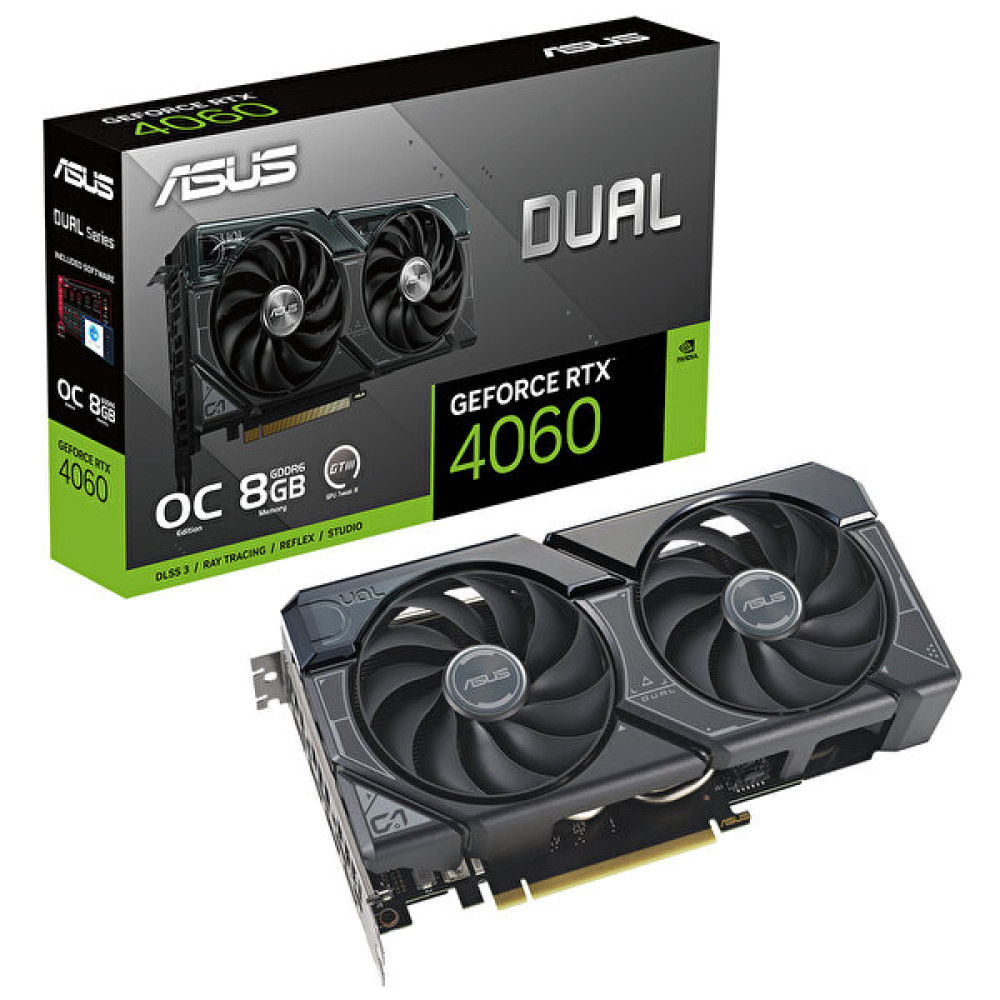 Asus GeForce Dual Rtx4060 O8G RTX 4060 8 GB Gddr6 128 Bit Gaming Ekran Kartı Ekran Kartları Fiyatı