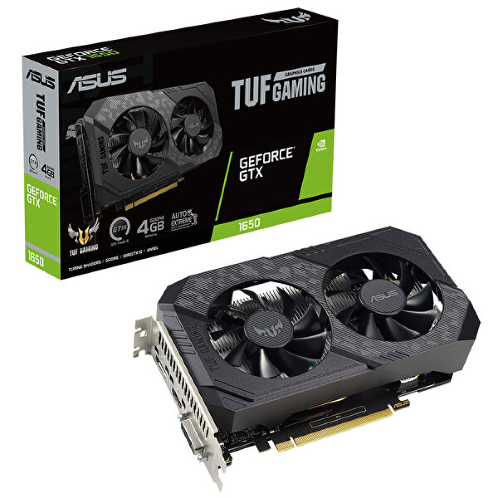 Asus GeForce Tuf-Gtx1650-4Gd6-P-V2-Gaming GTX 1650 4 GB 128 Bit Gddr6 Gaming Ekran Kartı Ekran Kartları Fiyatı