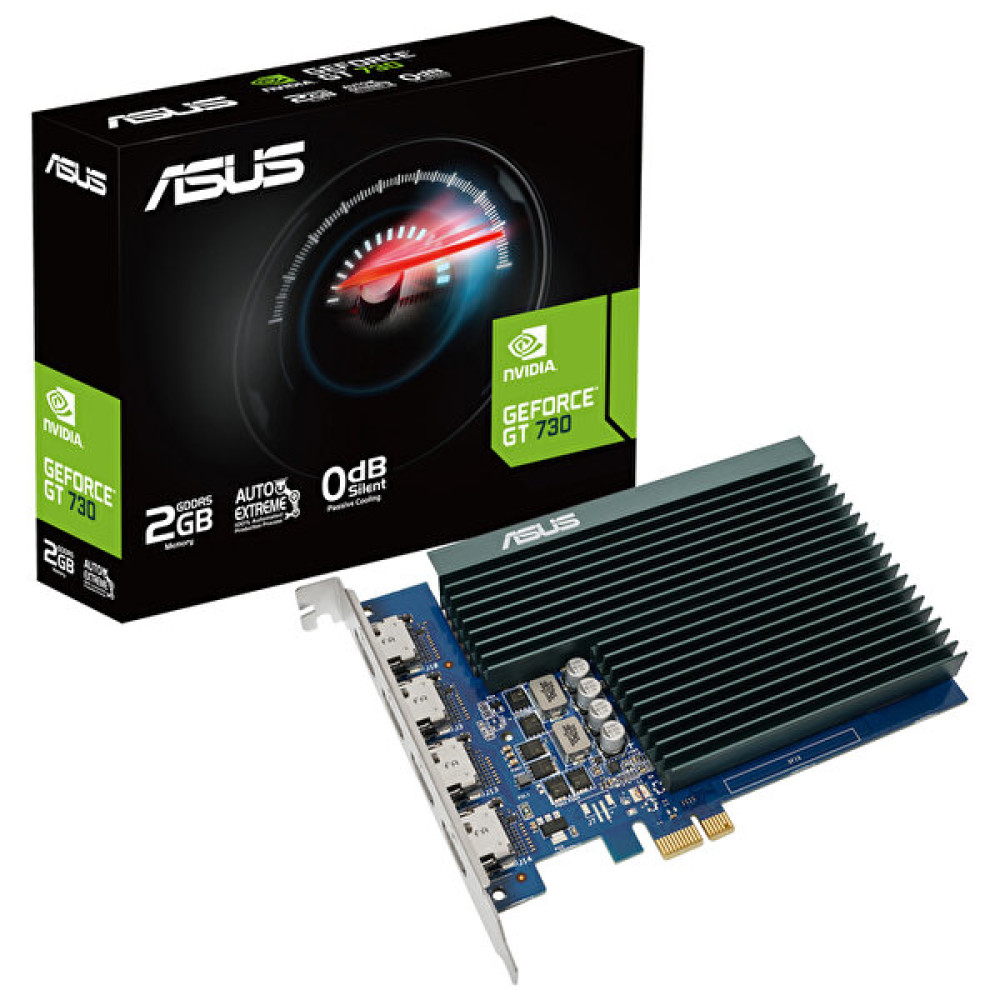 Asus Gt730-4H-Sl-2Gd5 GeForce GT 730 2 GB Gddr5 64 Bit Gaming Ekran Kartı Ekran Kartları Fiyatı