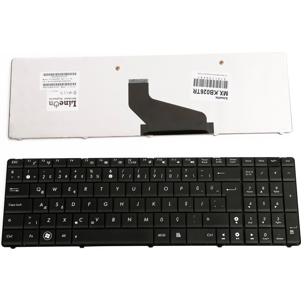 ASUS K53E Laptop Klavye Türkçe Kablosuz Klavye Fiyatı