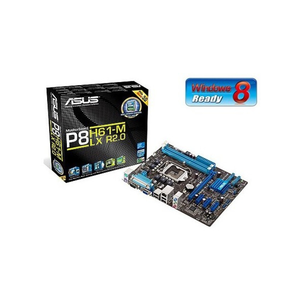 Asus P8H61-M LX R2.0 Intel H61 1600MHz DDR3 LGA1155 mATX Anakart Anakart Fiyatı