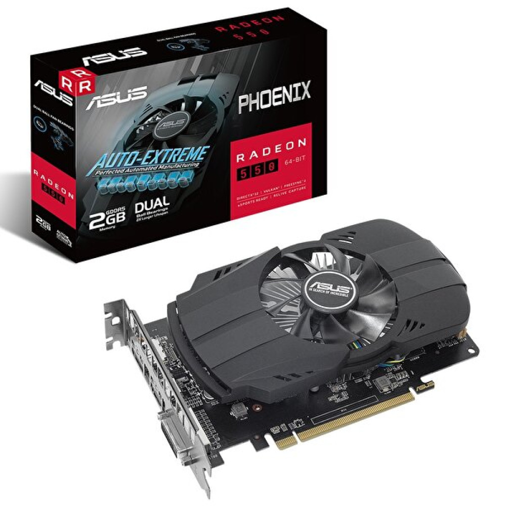Asus Phoenix Ph-550-2G Radeon 550 2 GB 64 Bit Gddr5 Ekran Kartı Ekran Kartları Fiyatı