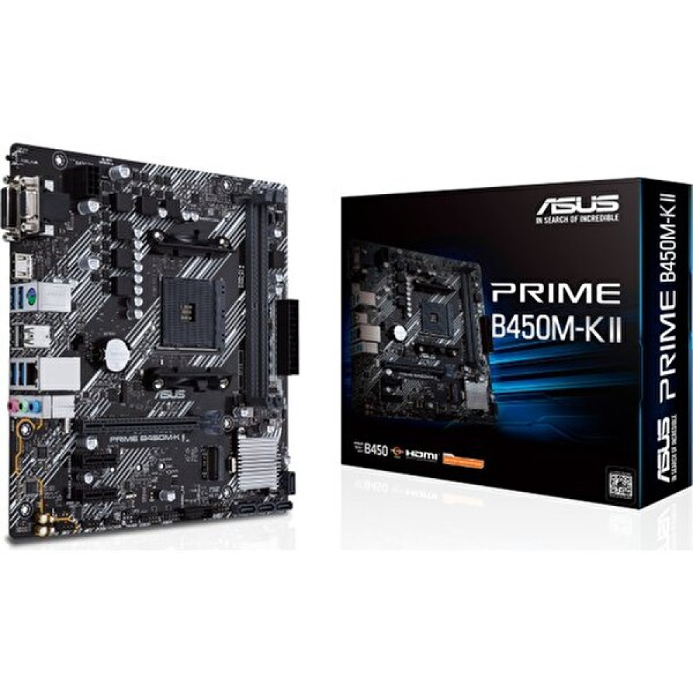 Asus Prime B450M-K II AMD B450 Ddr4 4400 Mhz Am4 mATX Anakart Anakart Fiyatı