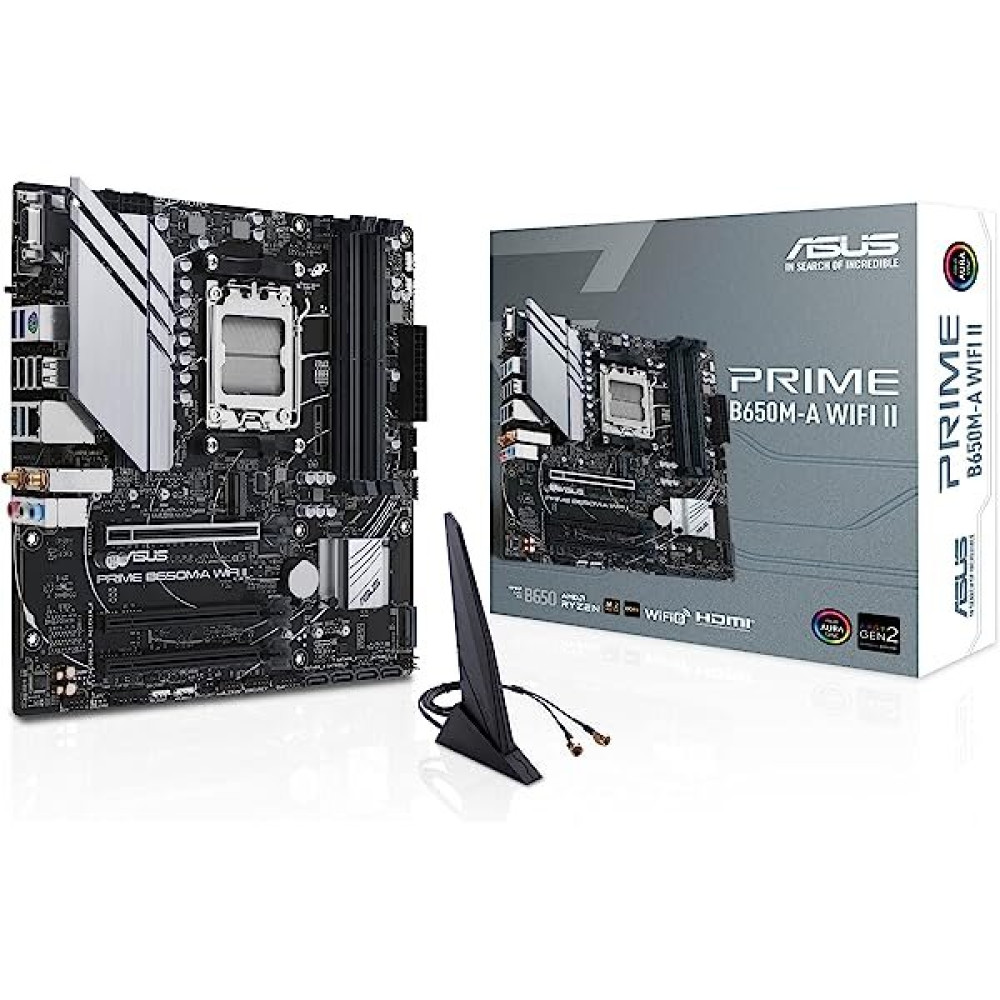 Asus Prime B650M-A Wi-Fi II AMD AM5 Ddr5 mATX Anakart Anakart Fiyatı