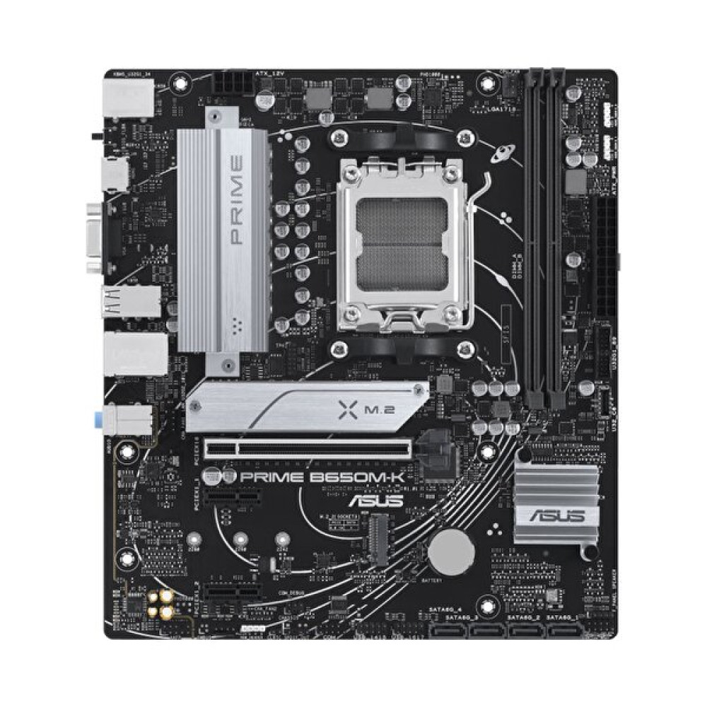 Asus Prime B650M-K AMD B650 AM5 Ddr5 6400 DP VGA mATX Anakart Anakart Fiyatı