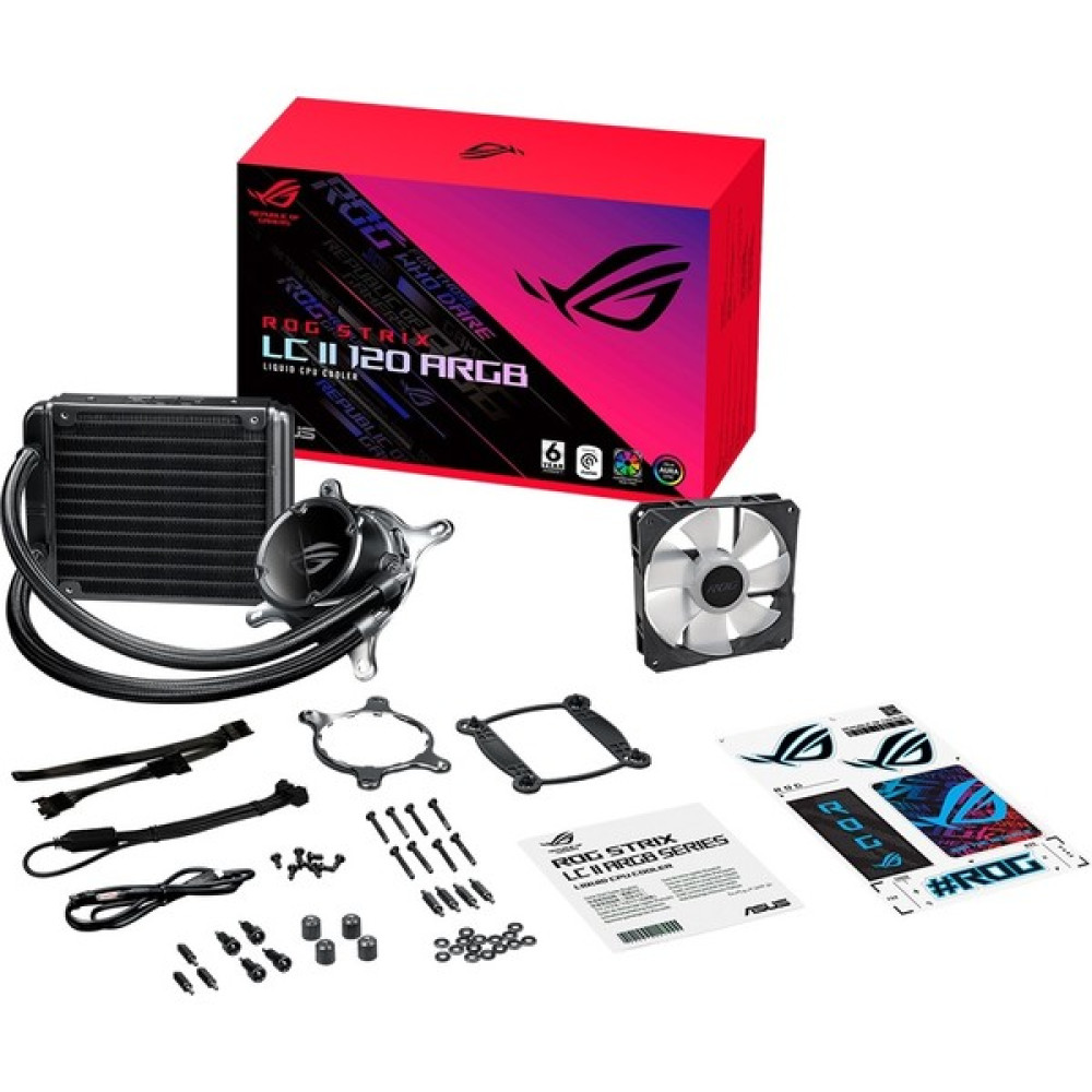 Asus Rog Strıx Lc Iı 120 Argb Aura Sync Rgb 120MM Adreslenebilir Rgb Fan Sıvı Cpu Soğutucusu Soğutucular Fiyatı