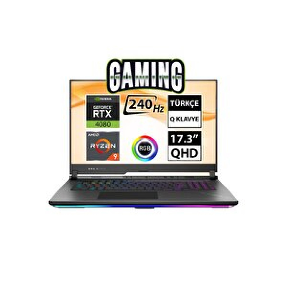 Asus Rog Strix Scar 17 G733pz-ll062a1 Ryzen9 7945hx 32gb 2tbssd Rtx4080 17.3" Qhd Freedos Taşınabilir Bilgisayar Ekran Kartları Fiyatı