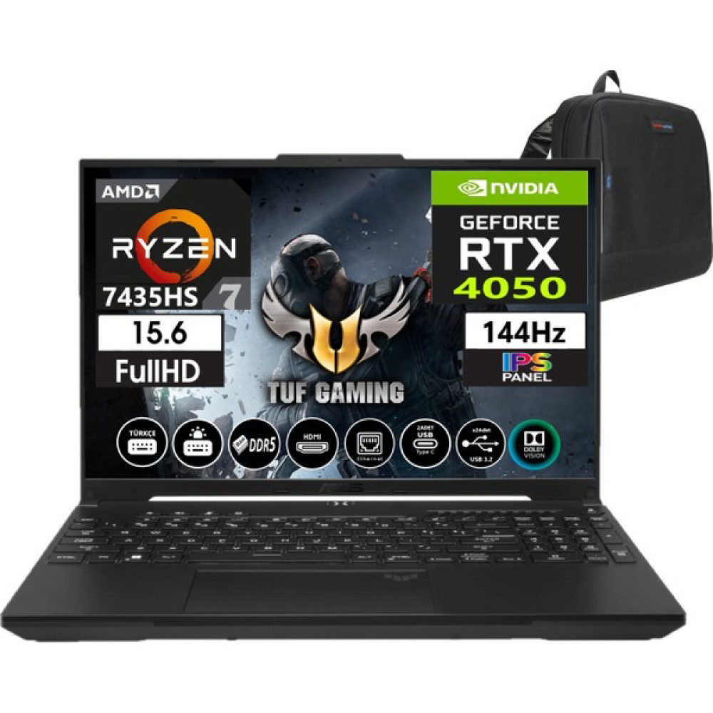 Asus Tuf Gaming A15 FA507NUR-LP035 Ryzen 7 7435HS 96GB Ddr5 Ram 2tb SSD Freedos 15.6 Inç Fhd 144Hz 6GB/RTX4050 140W Taşınabilir Bilgisayar FA507NUR-LP03515+WEBLEGELSINÇANTA Oto Boyaları Fiyatı