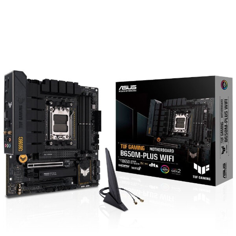 Asus TUF Gaming B650M-Plus WiFi AMD B650 6400 MHz Ddr5 AM5 mATX Gaming Anakart Anakart Fiyatı