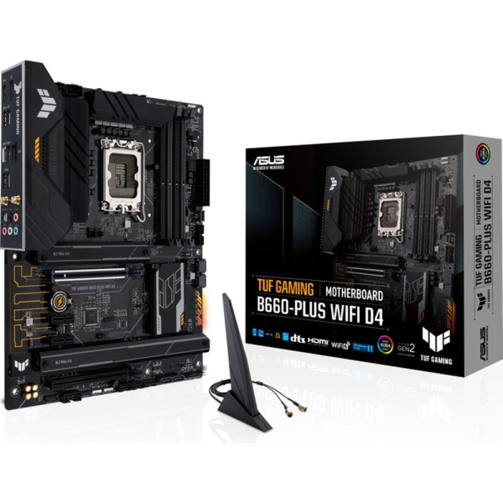 ASUS TUF GAMING B660-PLUS WIFI D4 Intel B660 5333 DDR4 LGA1700 ATX (TUF GAMING B660-PLUS WIFI D4) Anakart Anakart Fiyatı