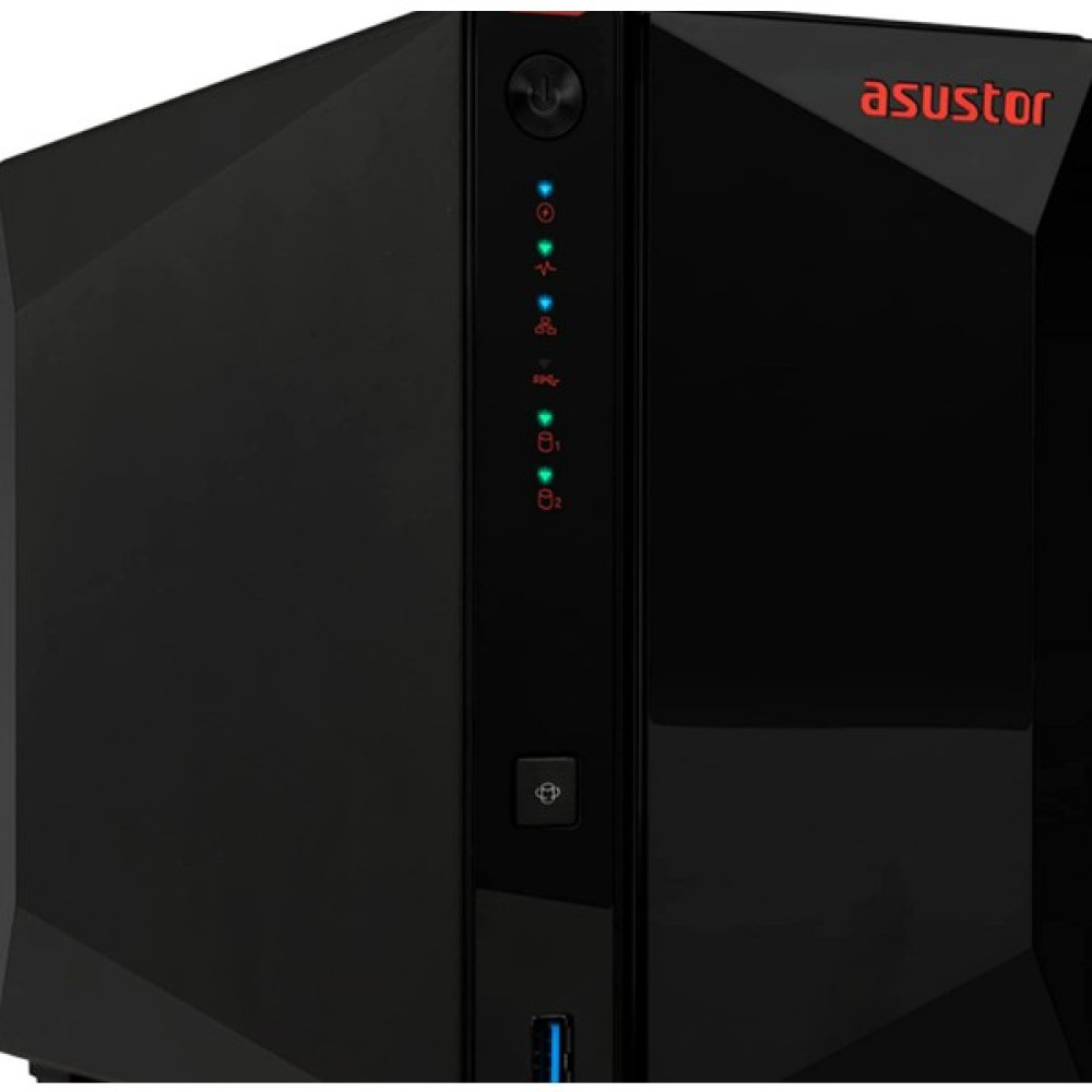 Asustor AS5202T - 2 Bay Nas, 2.0ghz Çift Çekirdekli, 2 2.5gbe Bağlantı Noktası, 2gb Ram Ddr4 - Siyah Taşınabilir Hard Diskler Fiyatı