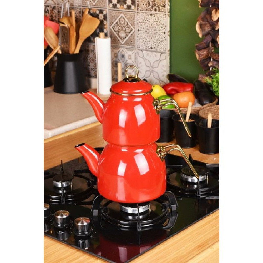 Asya Bazaar Sultan Emaye Demlik Pudra Pembe T3715 Çay / Çaydanlık Setleri Fiyatı