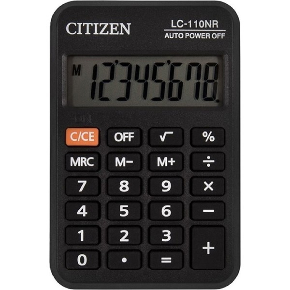 Asyaon Citizen Hesap Makinası Cep LC-110NR Okul Malzemeleri Fiyatı