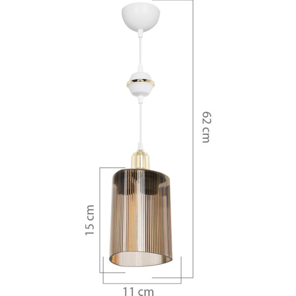 Asz Aslı Optik Gold Üçgen Bal Yatak Odası Salon Mutfak Antre Yemek Odası Avize - Yeşil - 1'li Avize Fiyatı