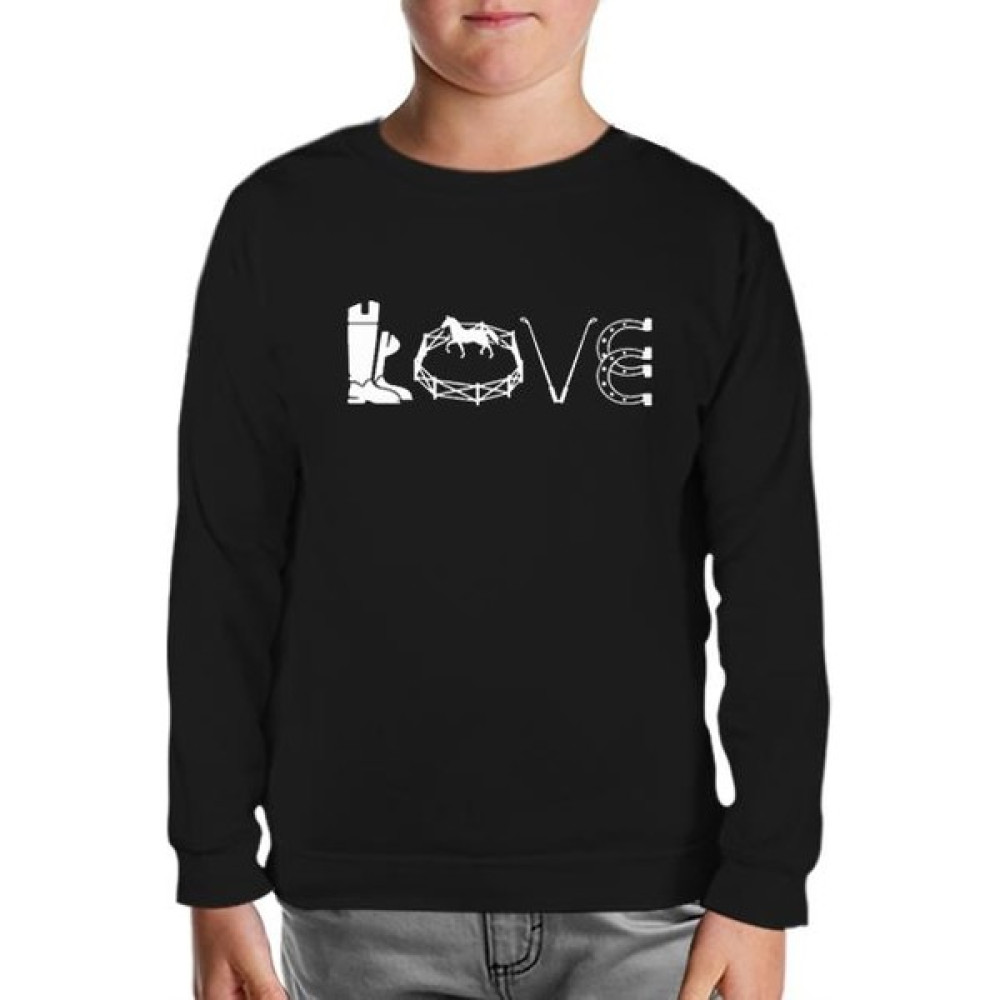 At 8 Siyah Çocuk Sweatshirt Erkek Çocuk Sweatshirt Fiyatı