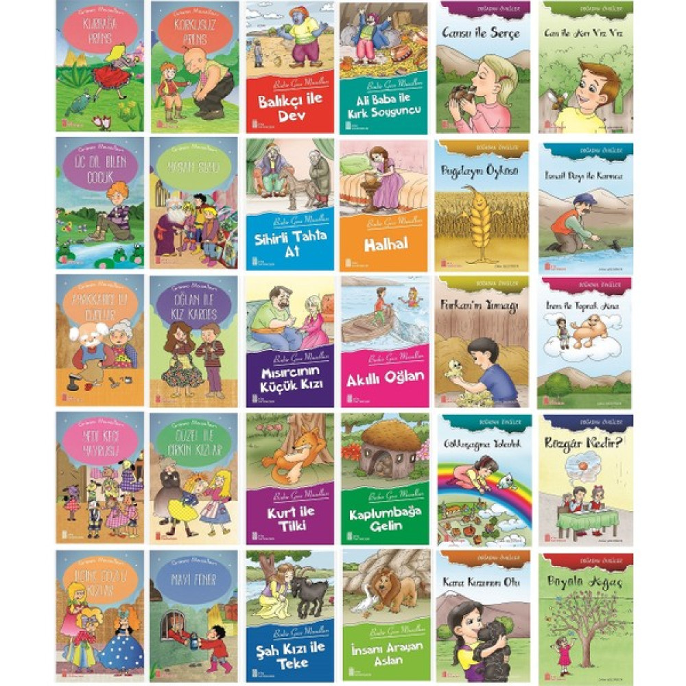 Ata 1. Sınıf Hikaye Seti (30 Kitap) Okul Öncesi Eğitici & Öğretici Kitaplar Fiyatı