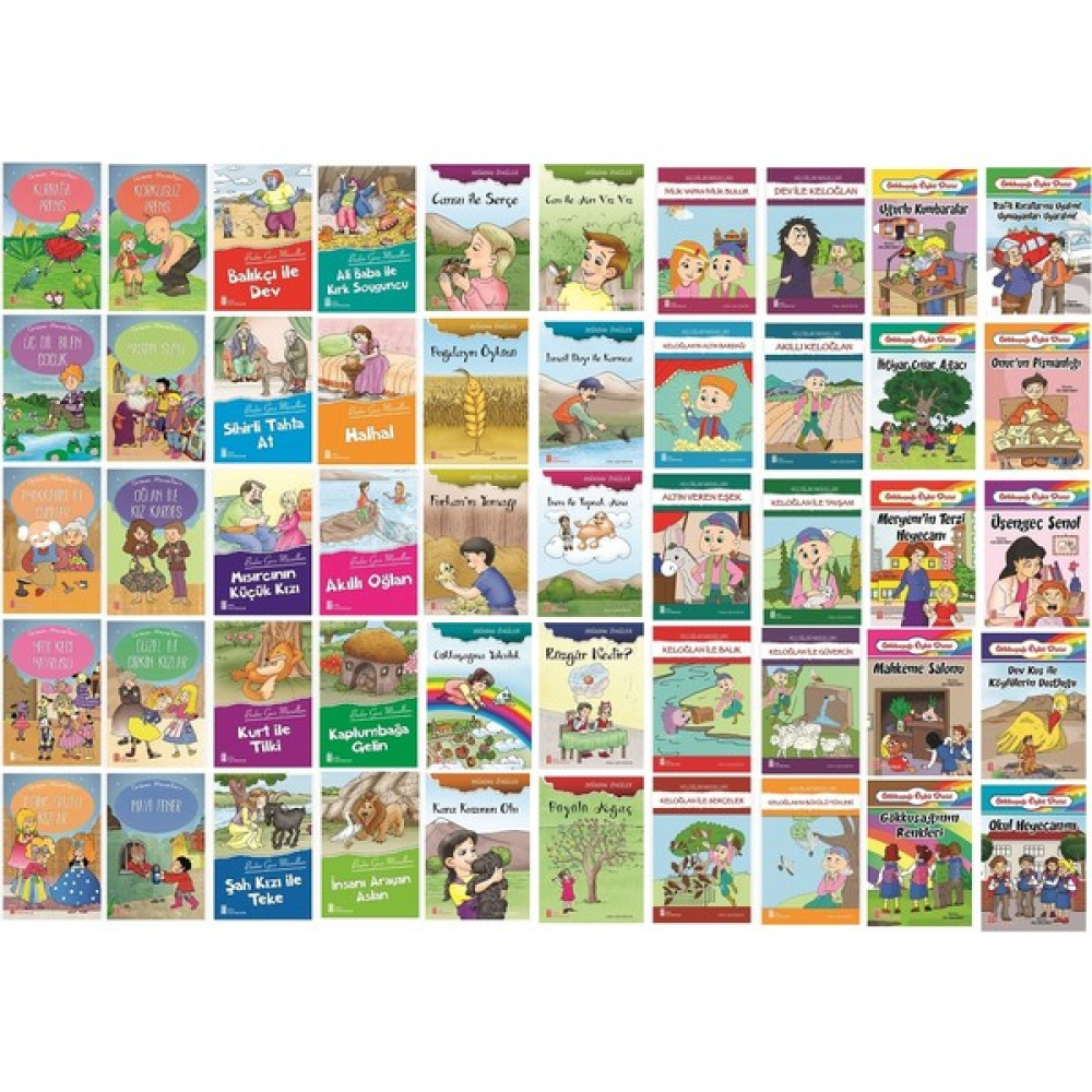 Ata 1. Sınıf Hikaye Seti (50 Kitap) Okul Öncesi Eğitici & Öğretici Kitaplar Fiyatı