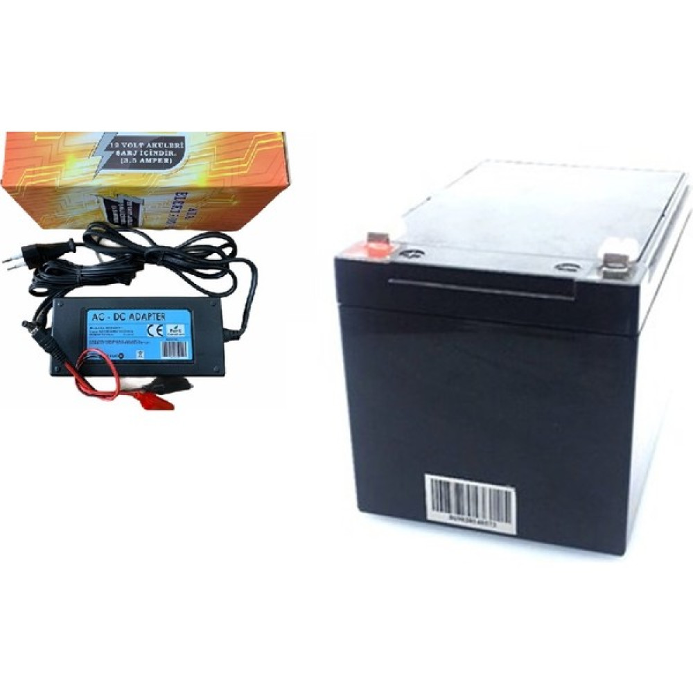 Ata Elektronik 12V 12AH + 3.5AH 3,5 A Akü Şarj Cihazı Adaptör Set Akü Şarj Edici Fiyatı
