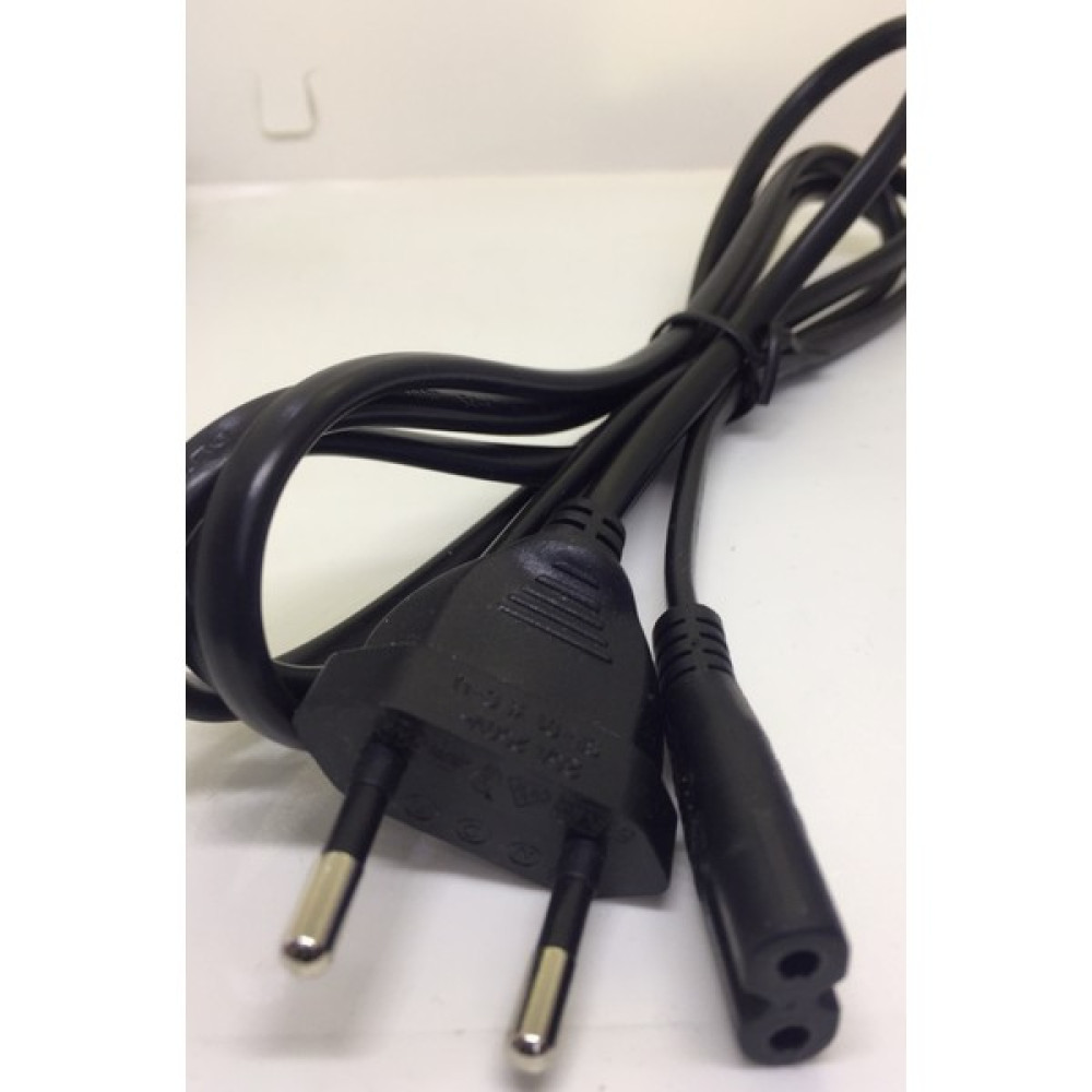 Ata Elektronik 1.5mt 1.5 Metre Ac Power Güç Laptop Kablosu 220 Volt Priz Fiş Tv Teyp Elektrik 2 Oluklu 2 Pin - Siyah - 1,5 m Güç Kablosu Fiyatı
