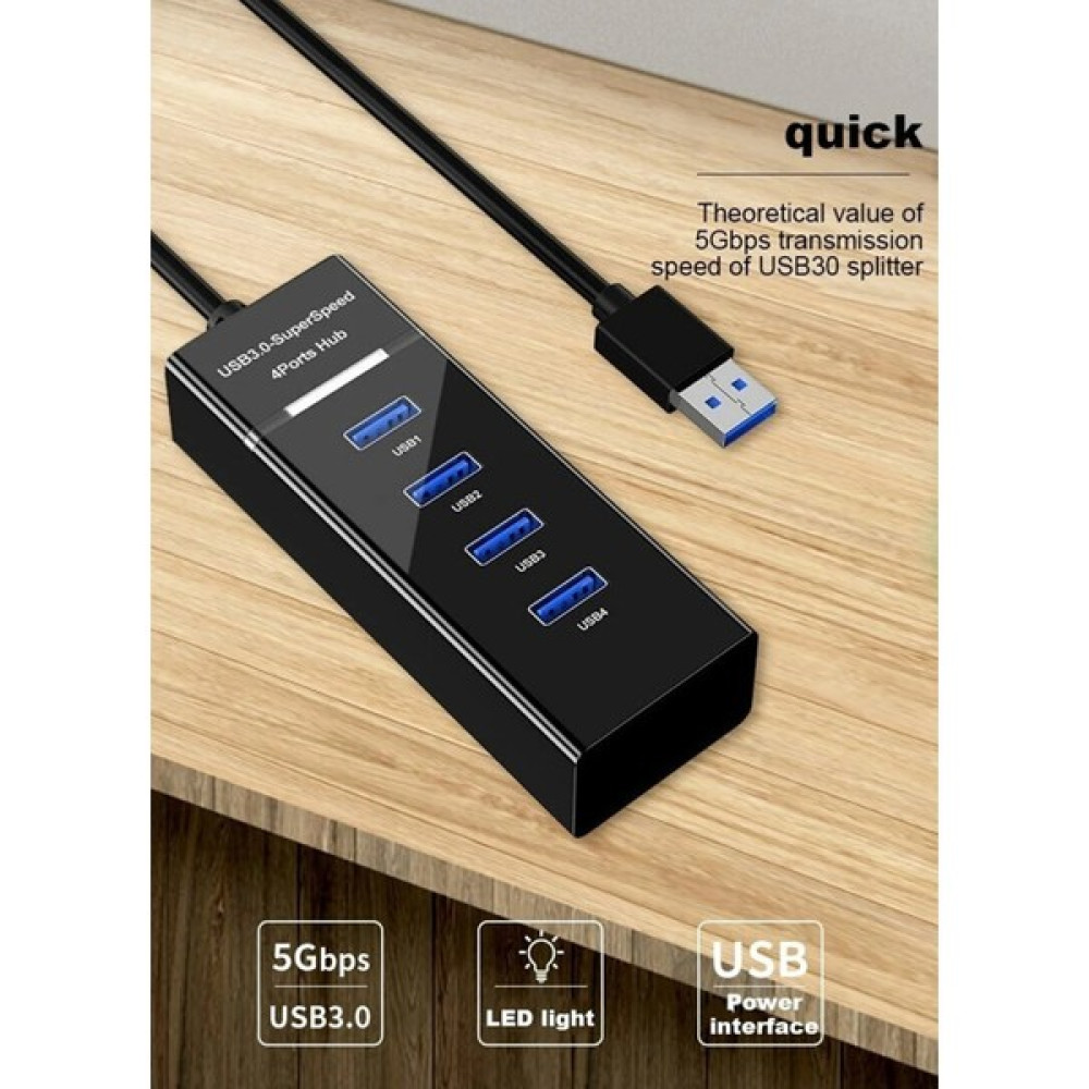 Ata Elektronik 4 Port USB 3.0 Hub Splitter Pc Dizüstü Bilgisayar Flash Bellek Mouse Klavye Vb. Için Çoklu Çoğaltıcı 5 GBps Tablet Pc Aksesuarları Fiyatı
