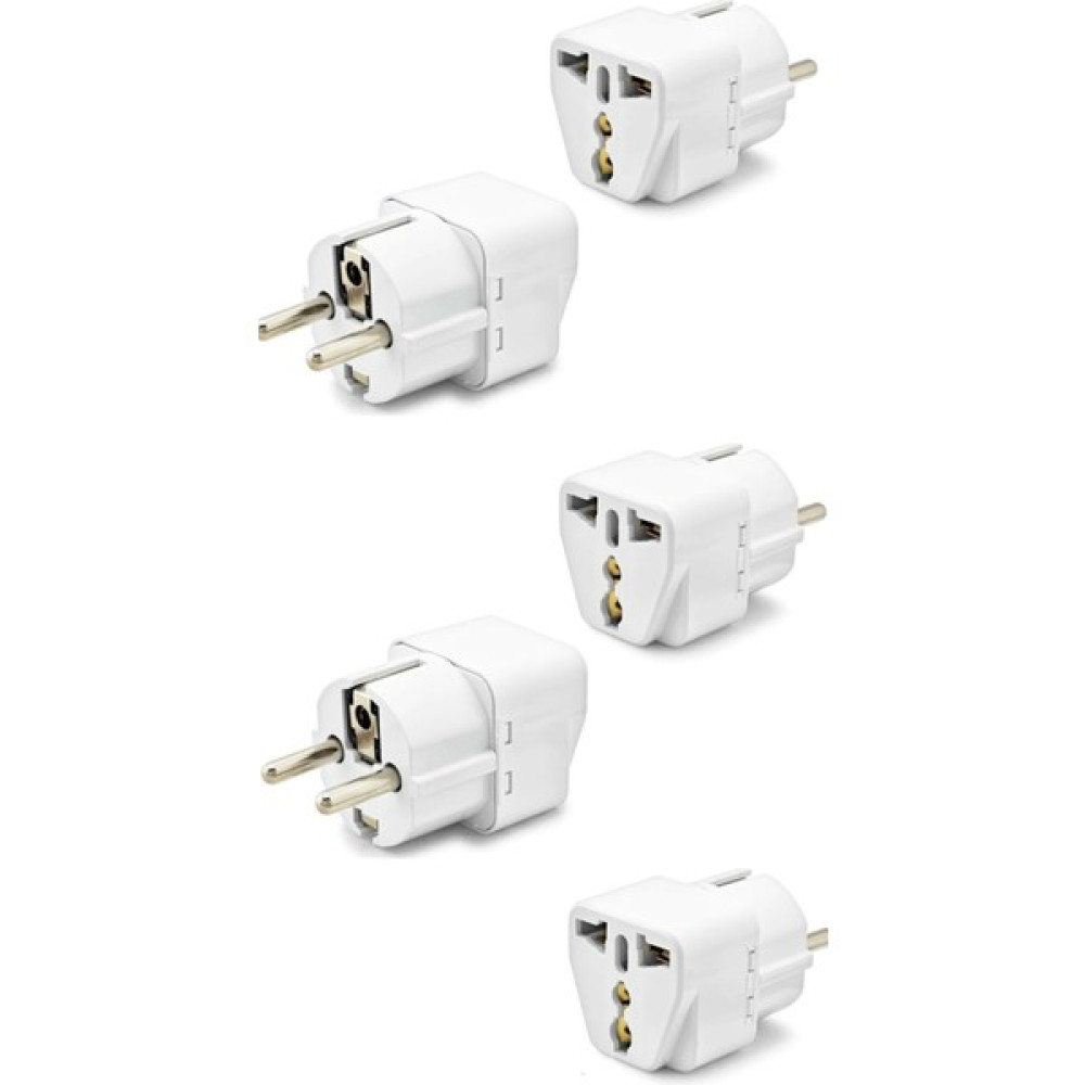 Ata Elektronik 5 Adet - Ingiliz Ingiltere Dubai Arabistan Iskoçya Amerika Amerikan Vb. Piriz Priz Dönüştürücü Aparat - Türkiye Kullanım Için Beyaz Bilgisayar Çevirici ve Adaptörü Fiyatı