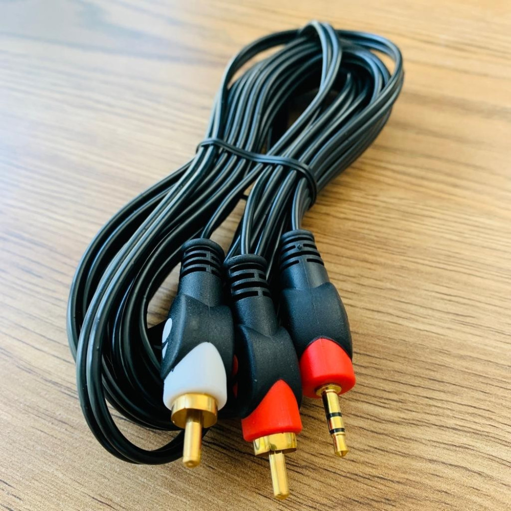 Ata Elektronik 5 Metre 3.5 Mm. 2 Rca Line Aux Ses Kablosu Bilgisayar Anfı Bağlantı Kablosu 1.5m 2rca 1 Aux 5m Network Aksesuarları Fiyatı