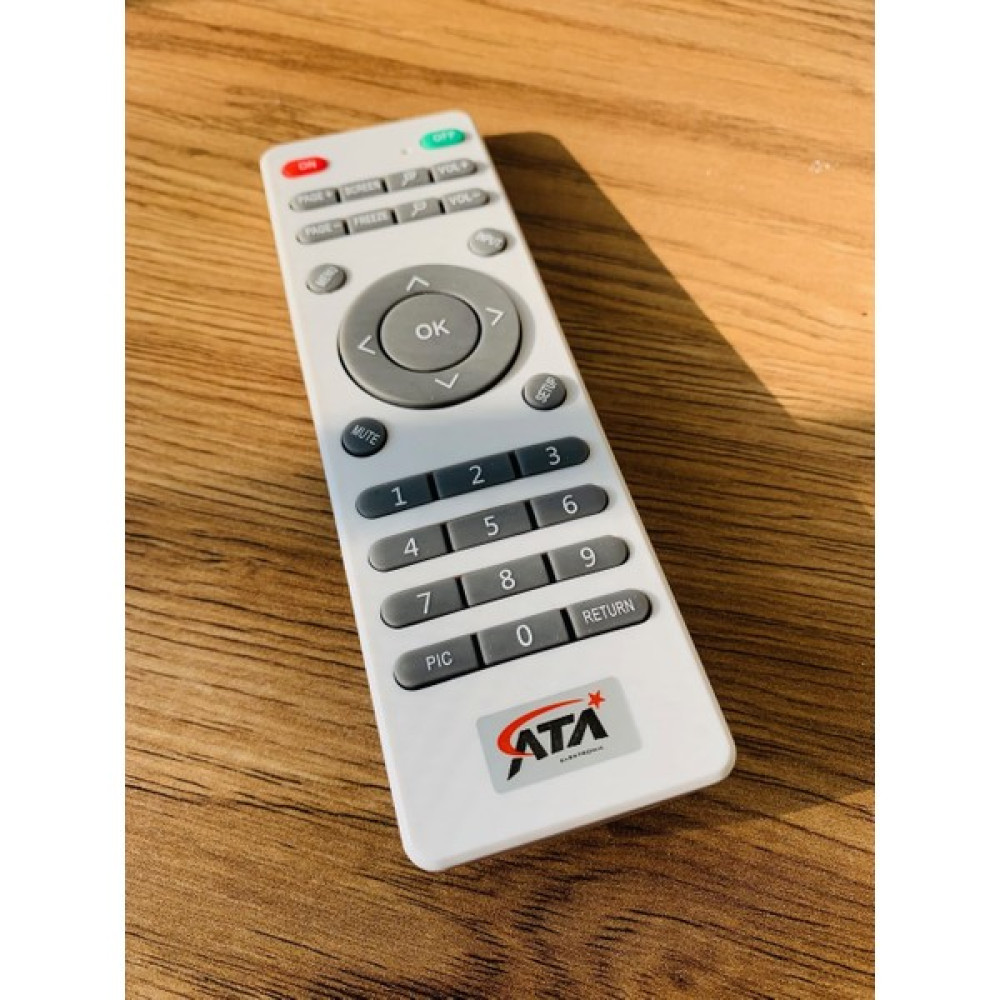 Ata Elektronik Akıllı Universal Projeksiyon Projektör Kumandası Unıversal Öğrenebilen + Projeksiyon Tüm Markalara Uyumlu Kumandası - yok Projeksiyon Kumandası Fiyatı