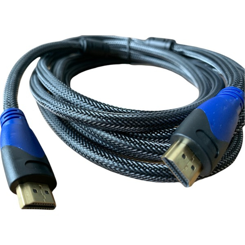 Ata Elektronik Hd 2.0 4k*2k Ip Sargılı Örgülü 3mt 3 Metre HDMI Kablo 1.4V 4K Full Hd Laptop Tv Görüntü HDMI Kablosu Mavi Gri Görüntü Kablosu Fiyatı